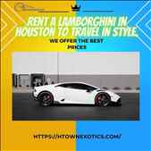Rent a Lamborghini in Houston to travel in style