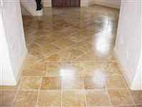 Stone Floor & Shower Cleaning, Polishing, Sealer.