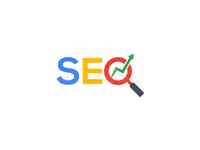 seo-logo-magnifying-glass-search-engine-optimization-blue-yellow-red-green-color-98240334