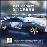 Car magnet signs