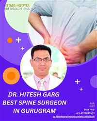 Dr. Hitesh Garg Best spine surgeon in Gurugram